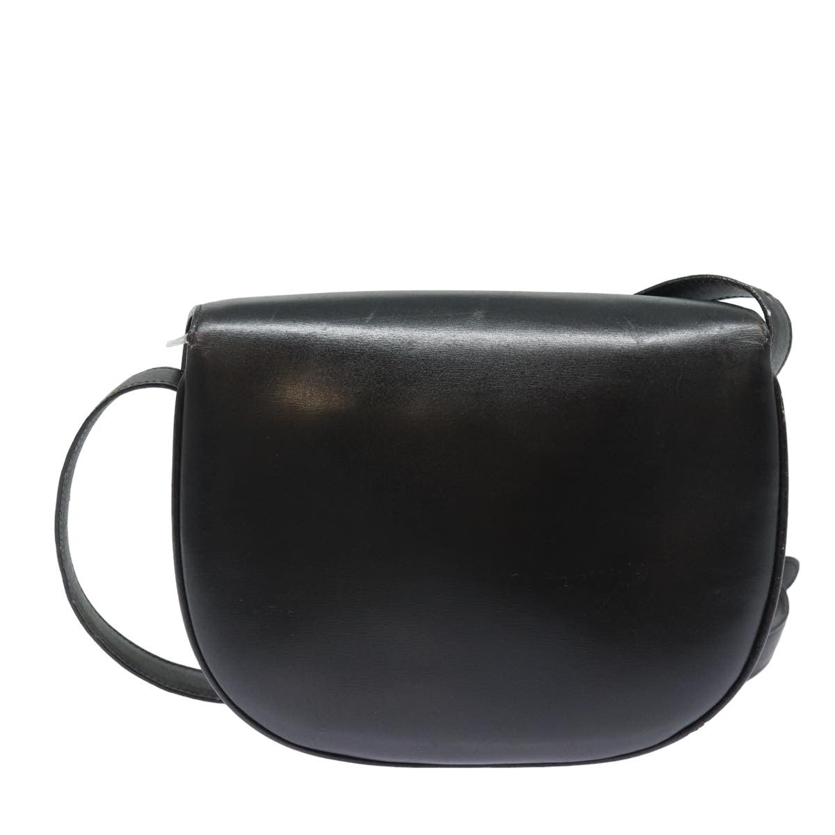 Luxury CELINE Shoulder Bag Leather Black 13626