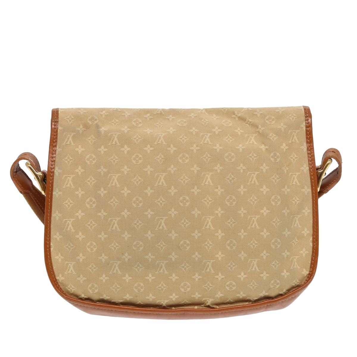LOUIS VUITTON Monogram Mini Belanger Shoulder Bag Beige M92674 LV Auth yk13687