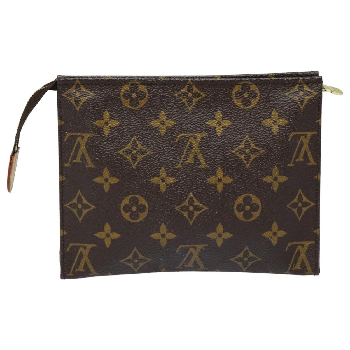 LOUIS VUITTON Monogram Poche Toilette 19 Pouch M47544 LV Auth yk13887