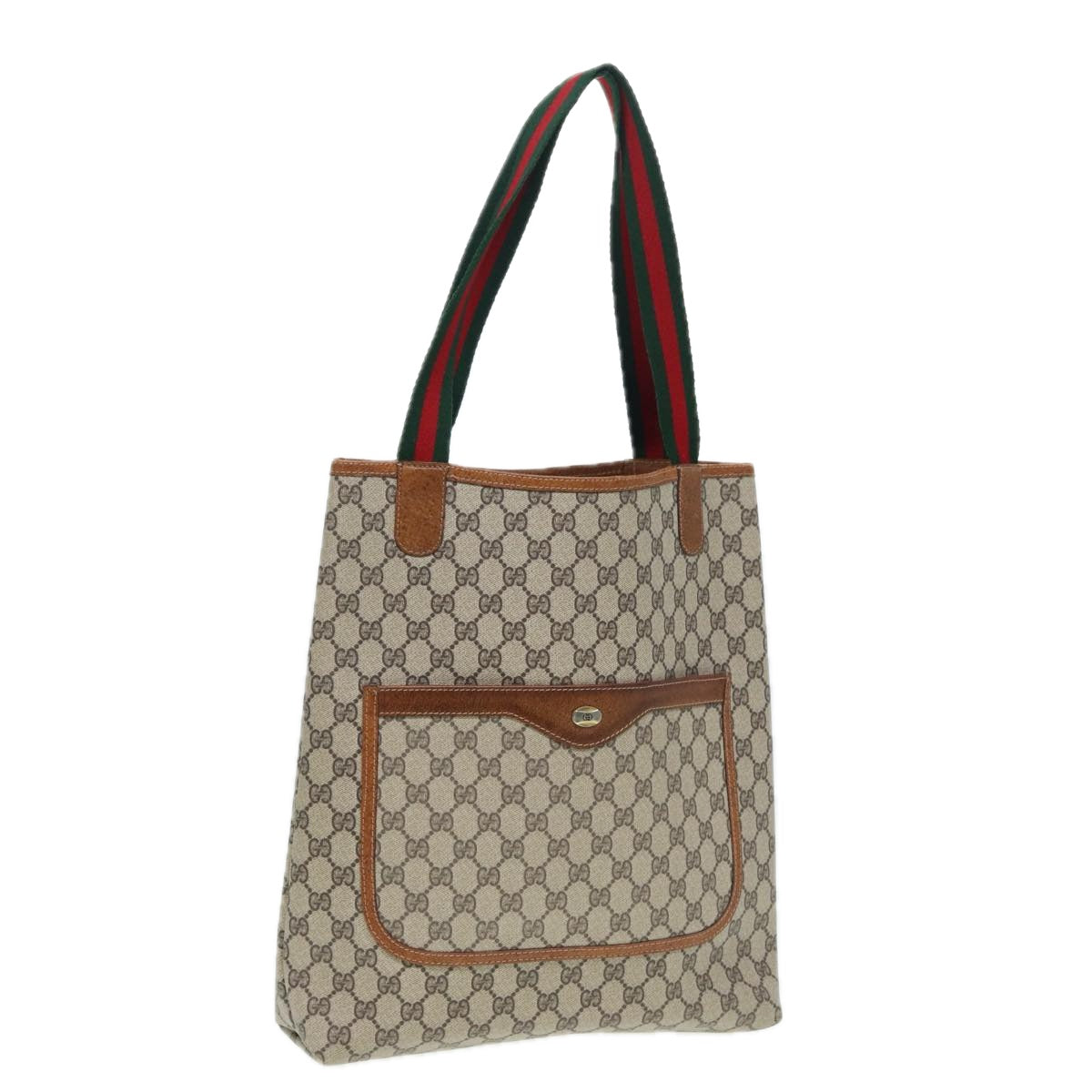 Gucci Leather Canvas Tote
