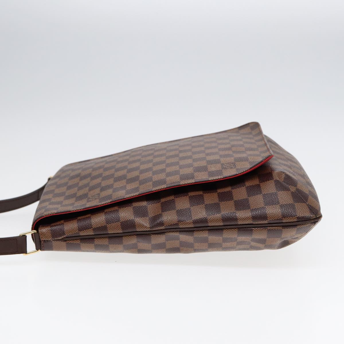 LOUIS VUITTON Damier Ebene M tte Shoulder Bag N51302 LV Auth yk14306