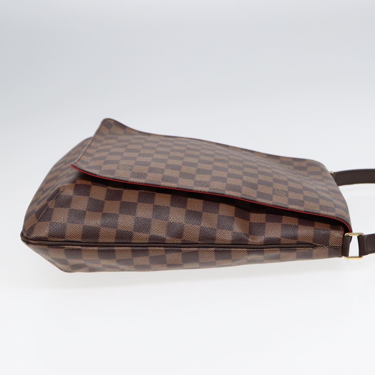LOUIS VUITTON Damier Ebene M tte Shoulder Bag N51302 LV Auth yk14306