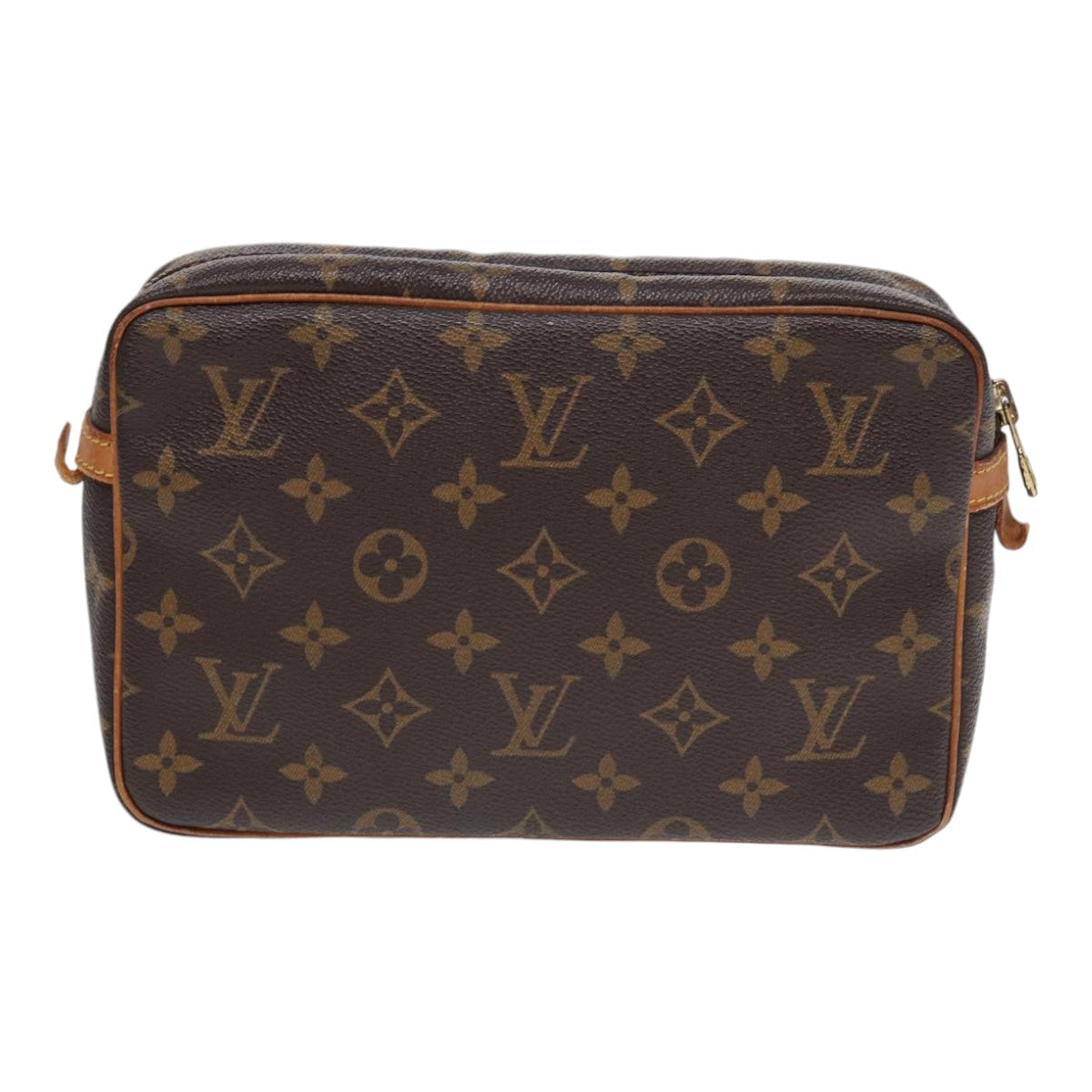 LOUIS VUITTON Monogram Compiegne 23 Clutch Bag M51847 LV Auth yk14312