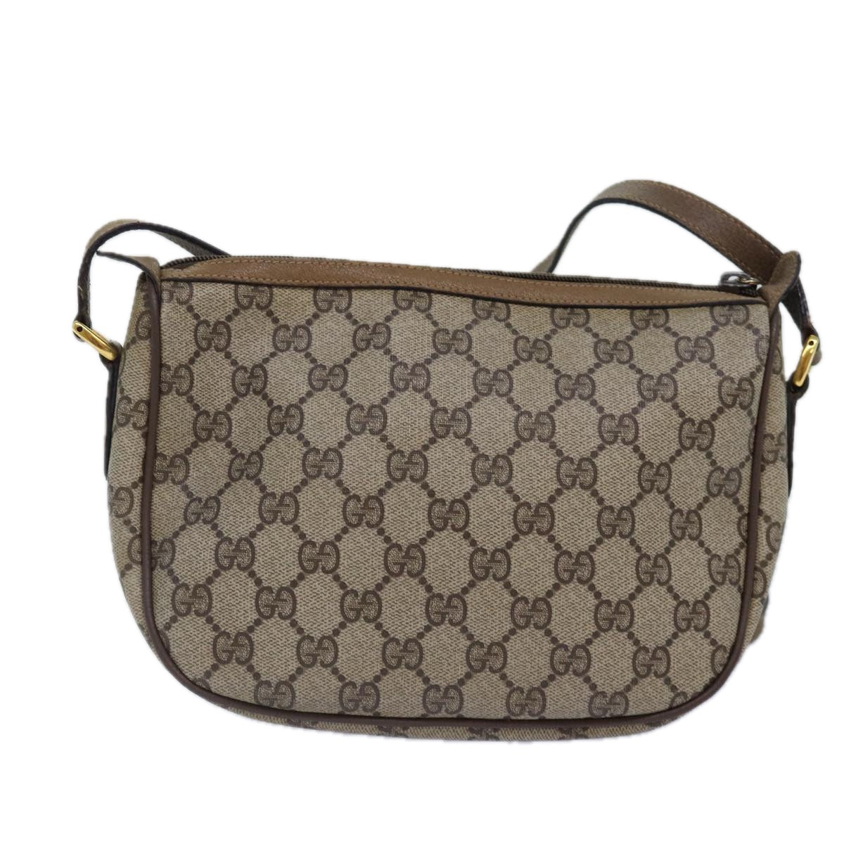 Gucci Leather Canvas Shoulder Bag
