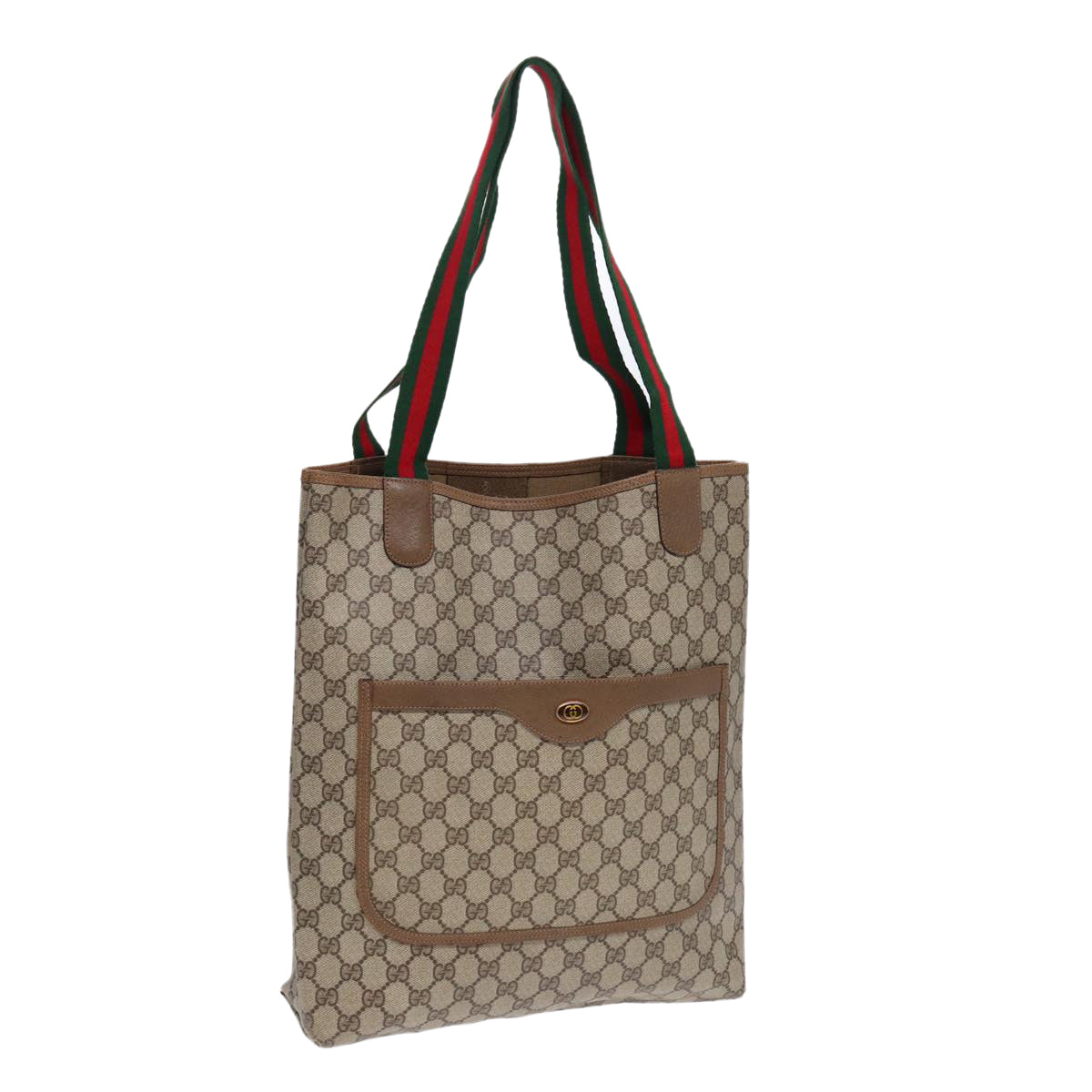 Gucci Leather Canvas Tote