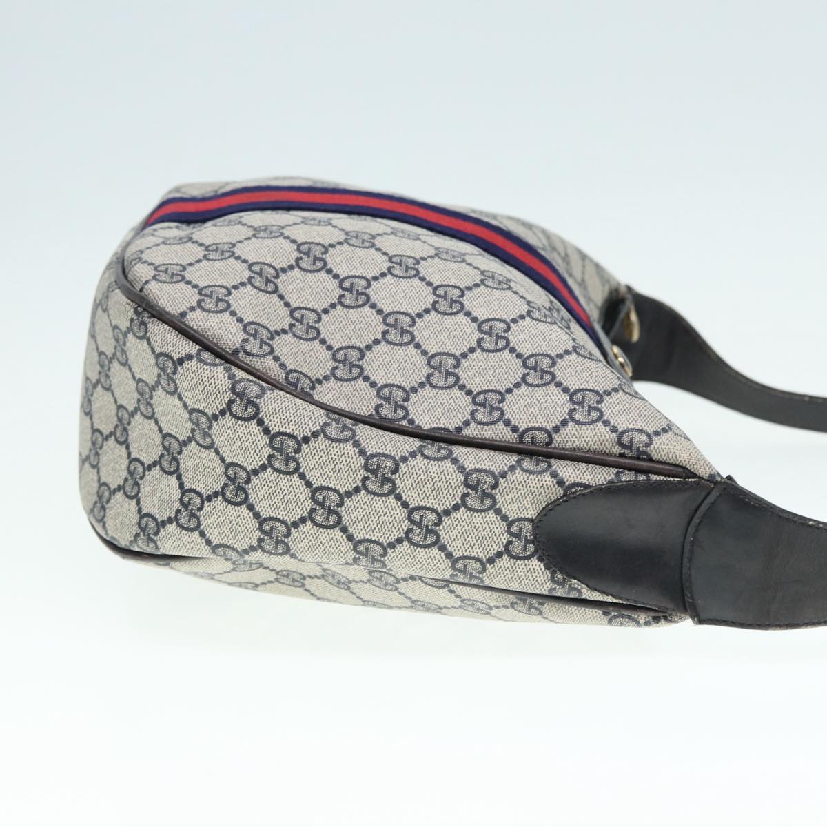 Gucci Leather Canvas Shoulder Bag