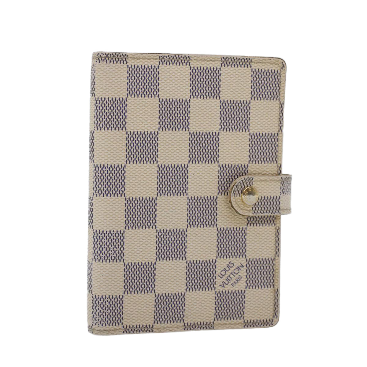 LOUIS VUITTON Damier Azur Agenda PM Day Planner Cover R20706 LV  yk7172
