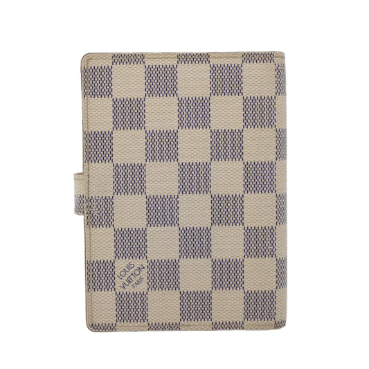 LOUIS VUITTON Damier Azur Agenda PM Day Planner Cover R20706 LV  yk7172
