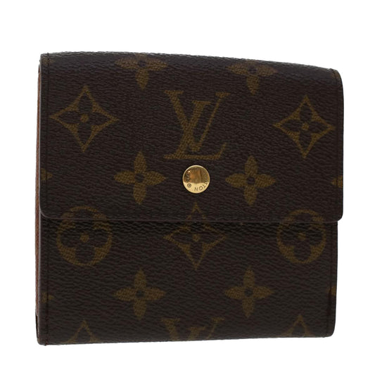 LOUIS VUITTON Monogram Porte Monnaie Bier Cartes Crdit M61652 LV yk7745