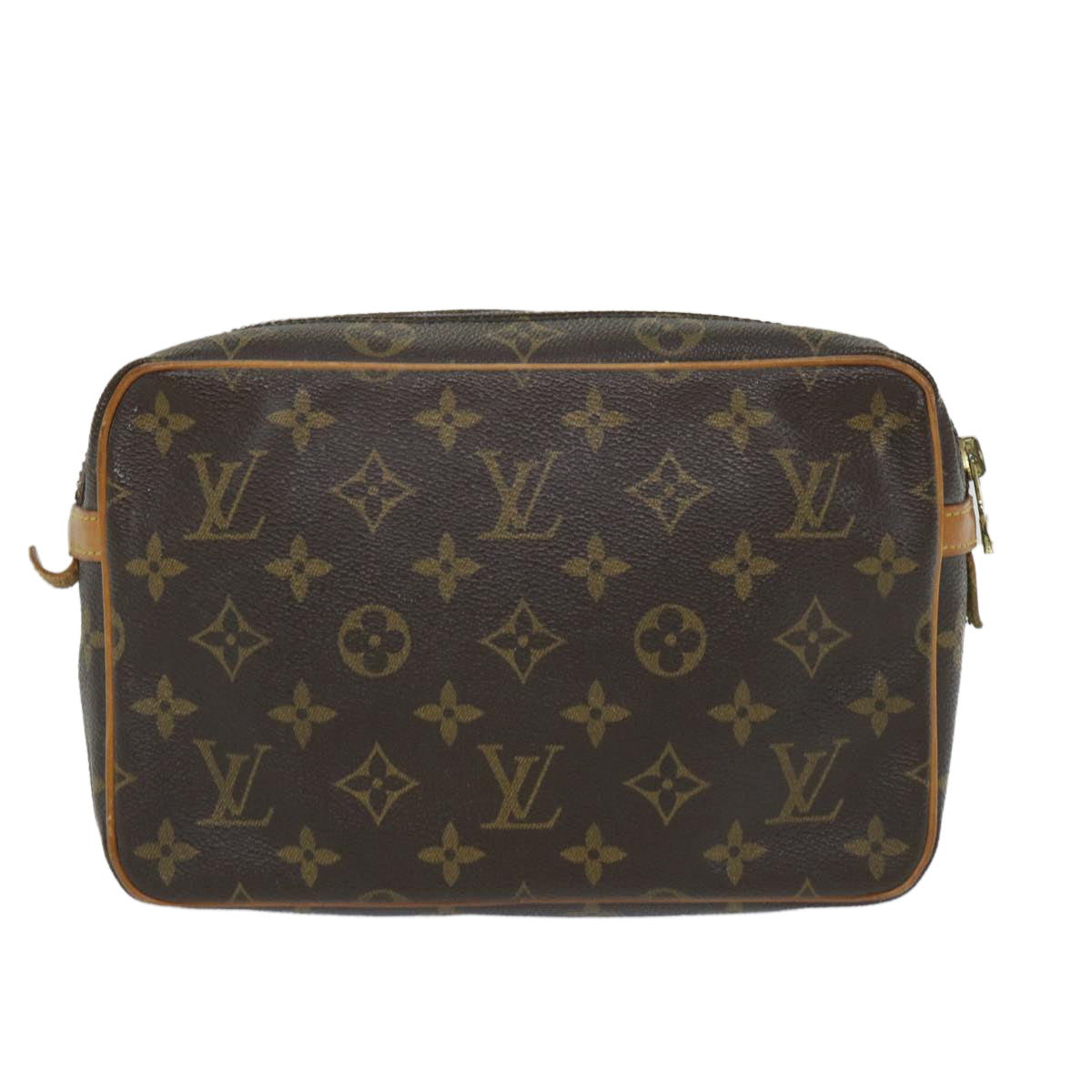 LOUIS VUITTON Monogram Compiegne 23 Clutch Bag M51847 LV Auth yk8776