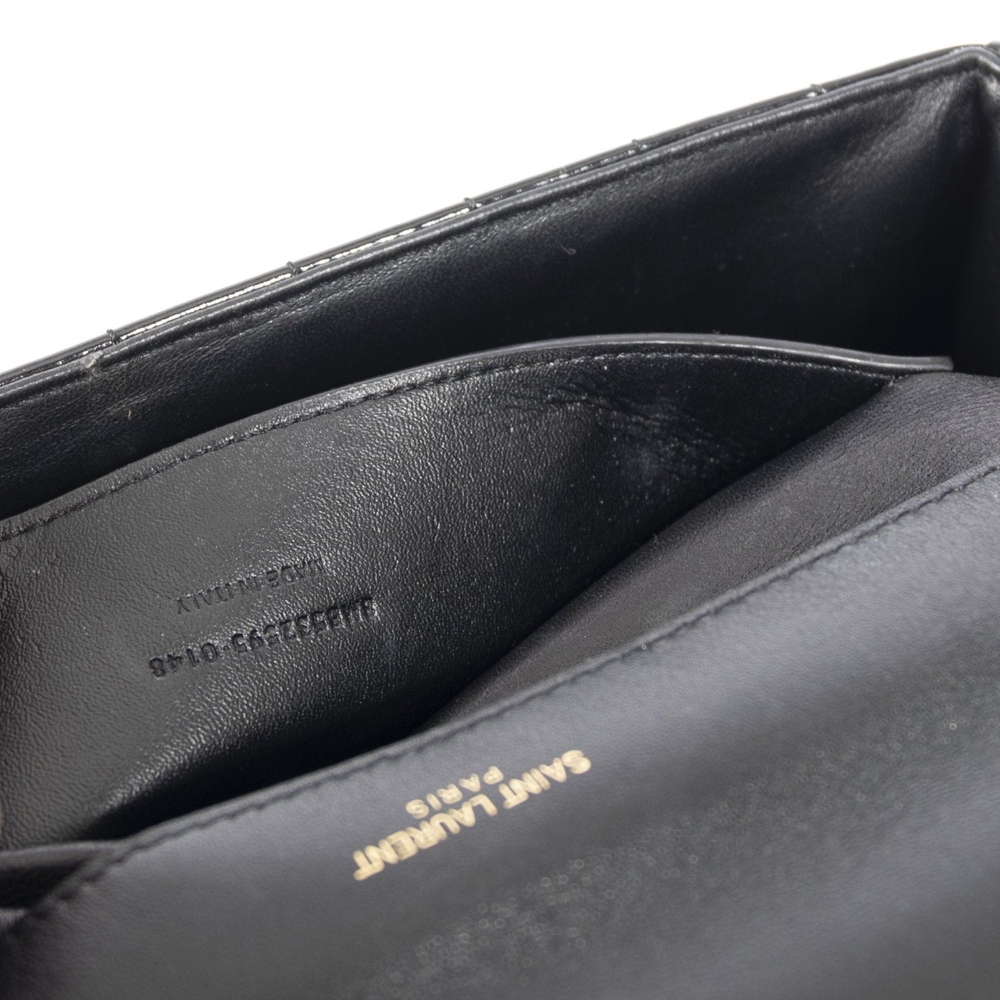Yves Saint Laurent Large Quilted Monogram Vicky Bag