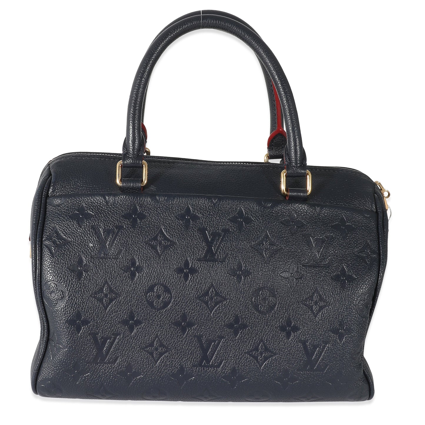 Louis Vuitton  Marine Rouge Monogram Empreinte Speedy BandouliÃ¨re 25 NM