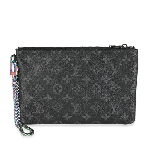 Louis Vuitton Monogram Eclipse Canvas Fragment Design Ipad Pouch
