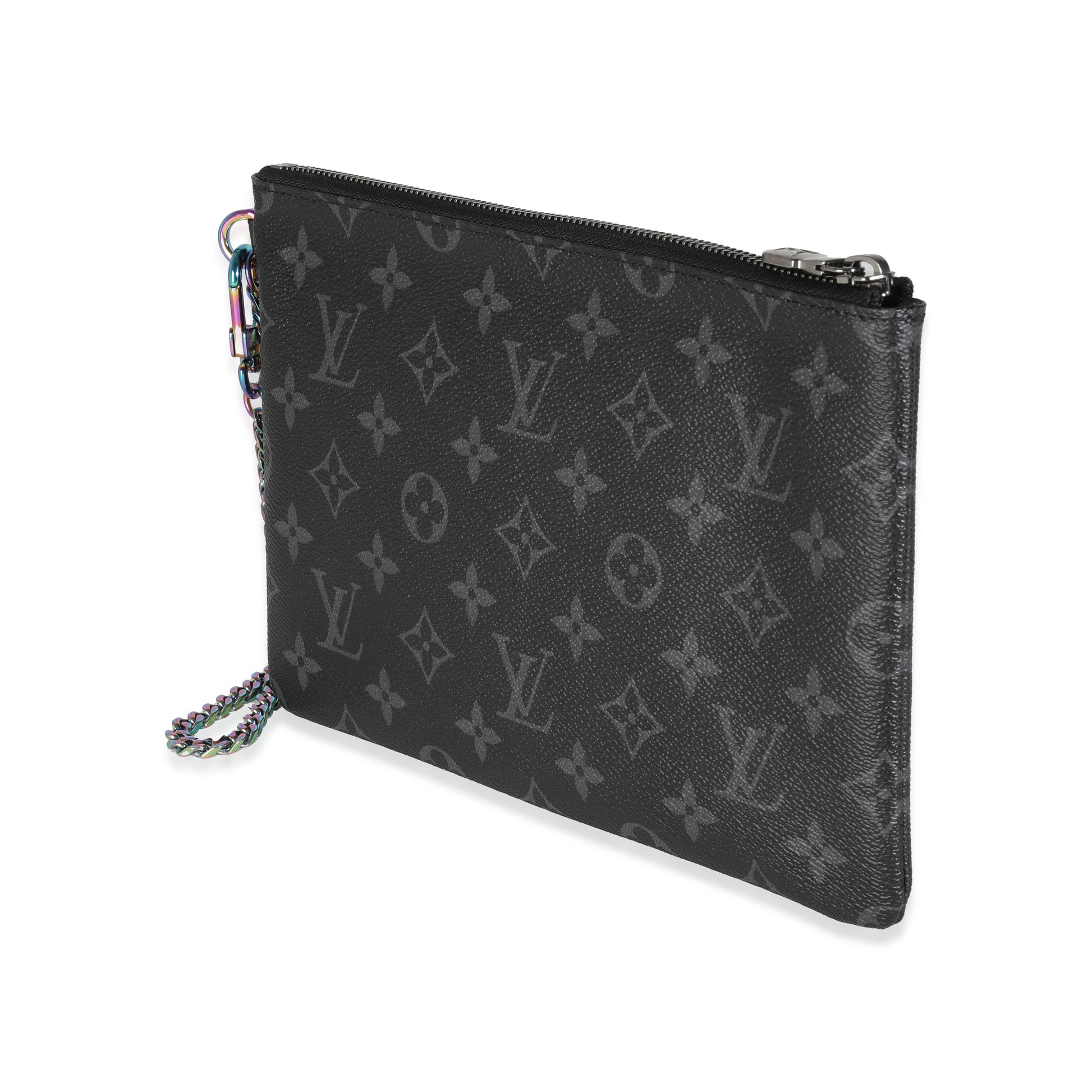 Louis Vuitton Monogram Eclipse Canvas Fragment Design Ipad Pouch