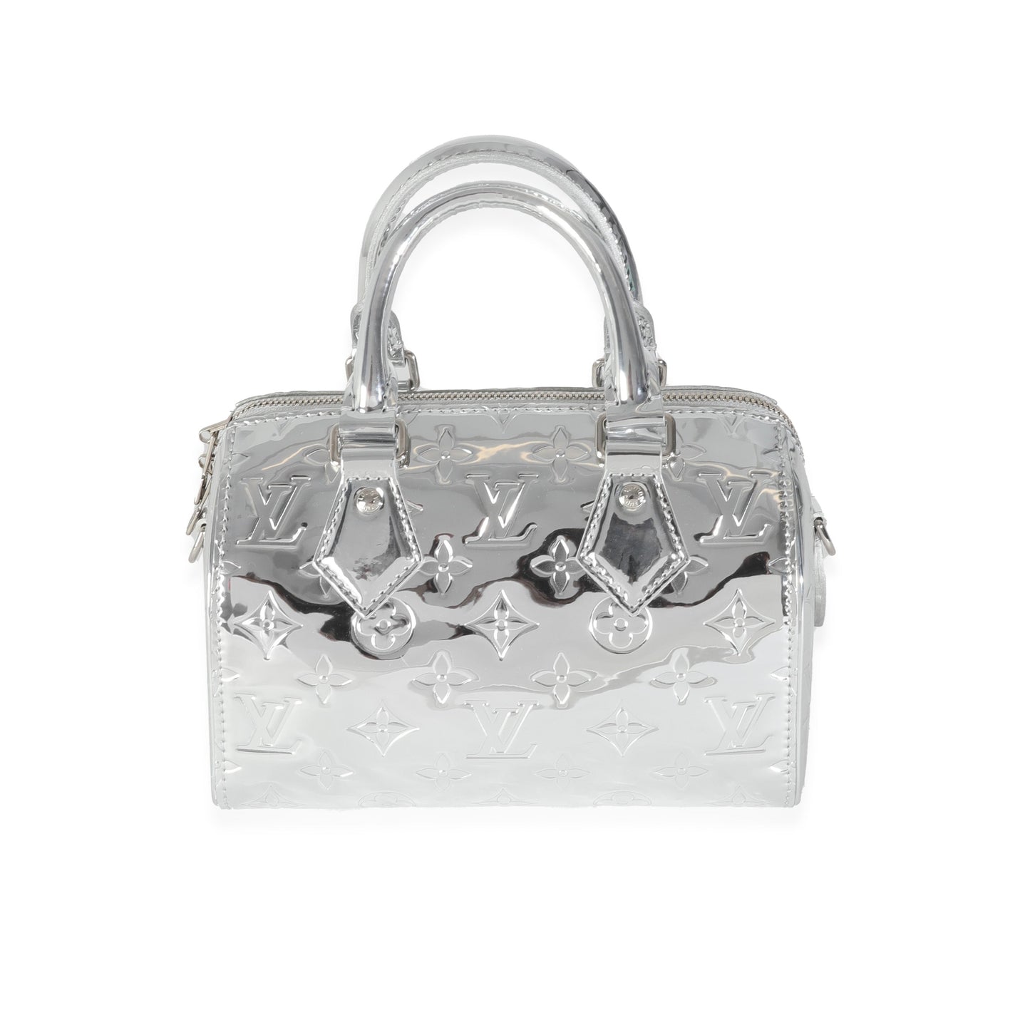 Louis Vuitton Sier Monogram Miroir Speedy Bandouliere 20 NM