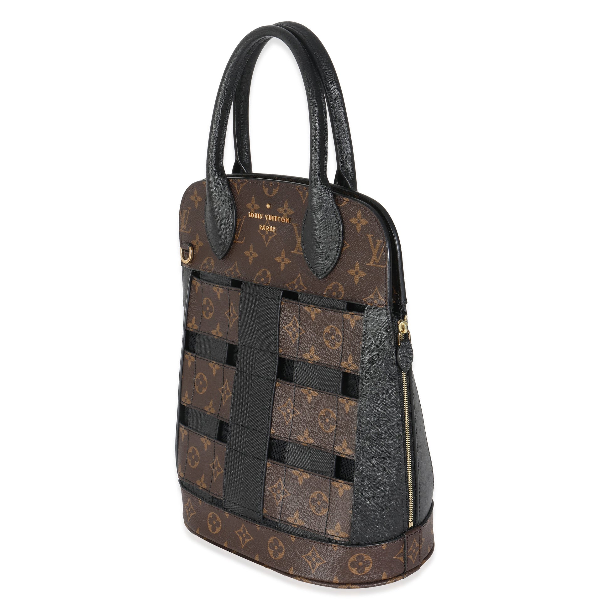 Louis Vuitton Black Monogram Canvas Tressage
