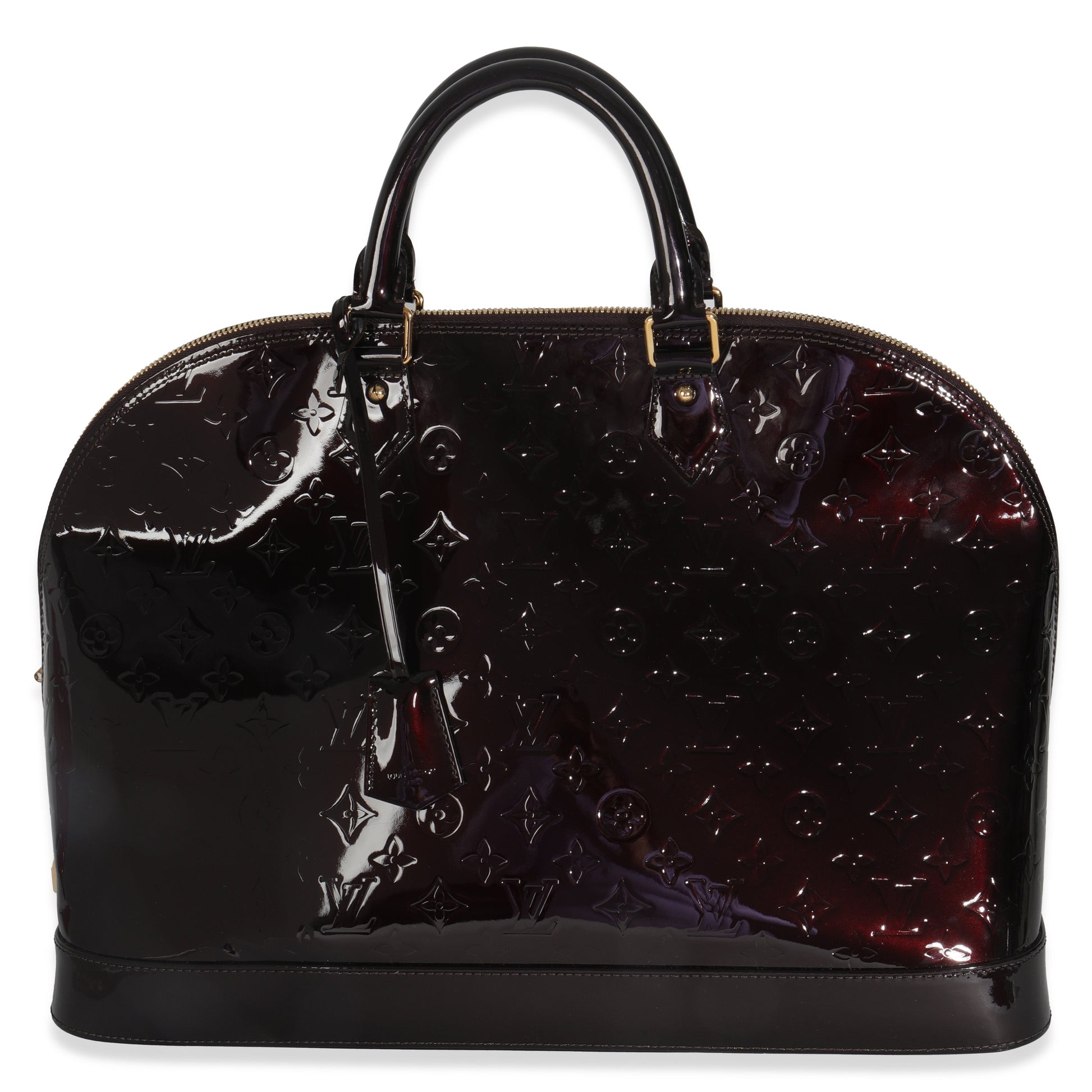 Louis Vuitton Amarante Monogram Vernis Alma GM XL