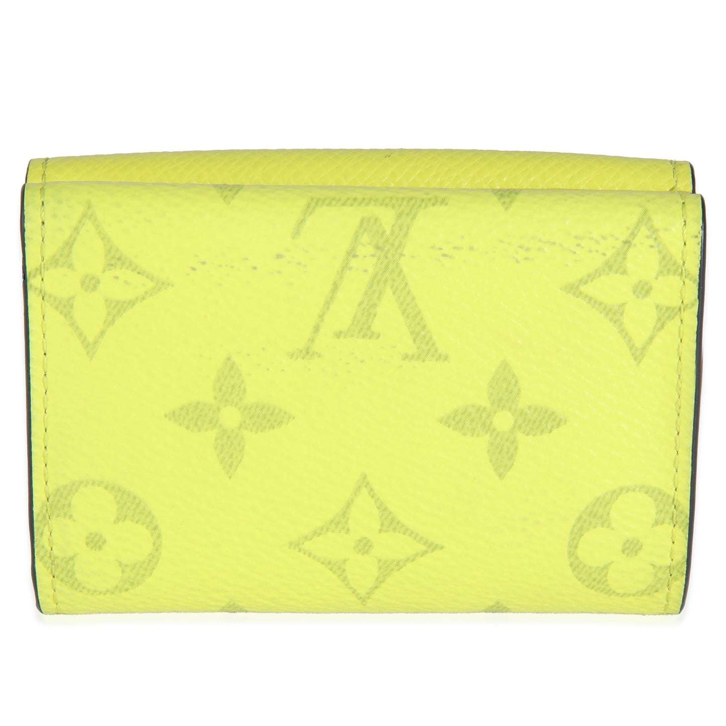 Louis Vuitton Yellow Tiagrama Discovery Compact Wallet