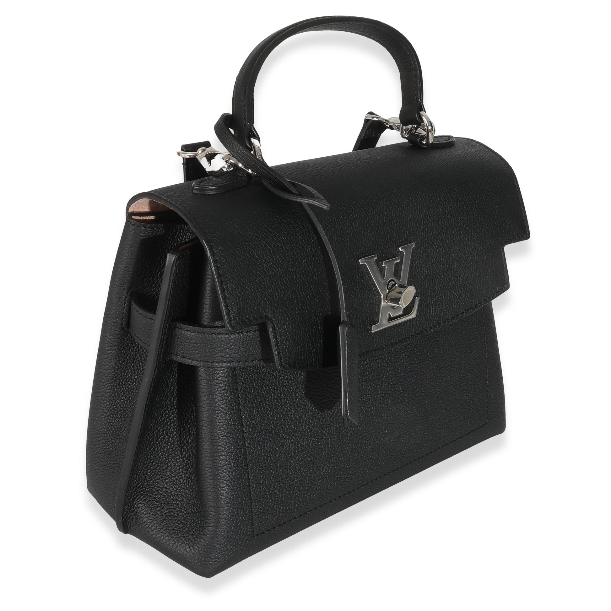 Louis Vuitton Black Calfskin Lockme Ever BB