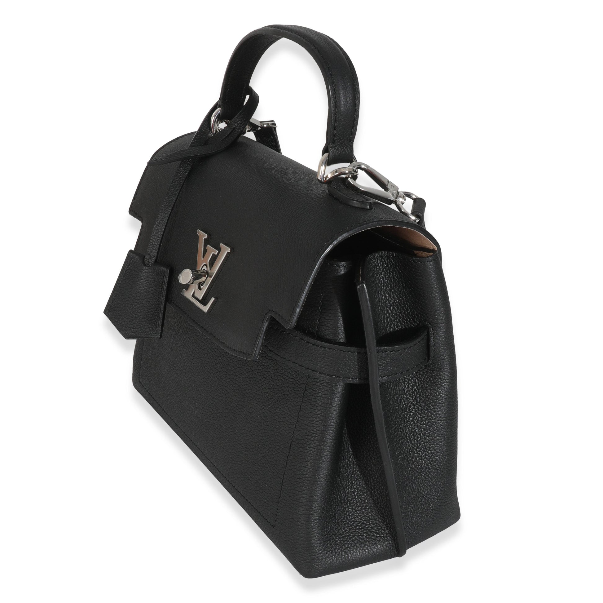 Louis Vuitton Black Calfskin Lockme Ever BB