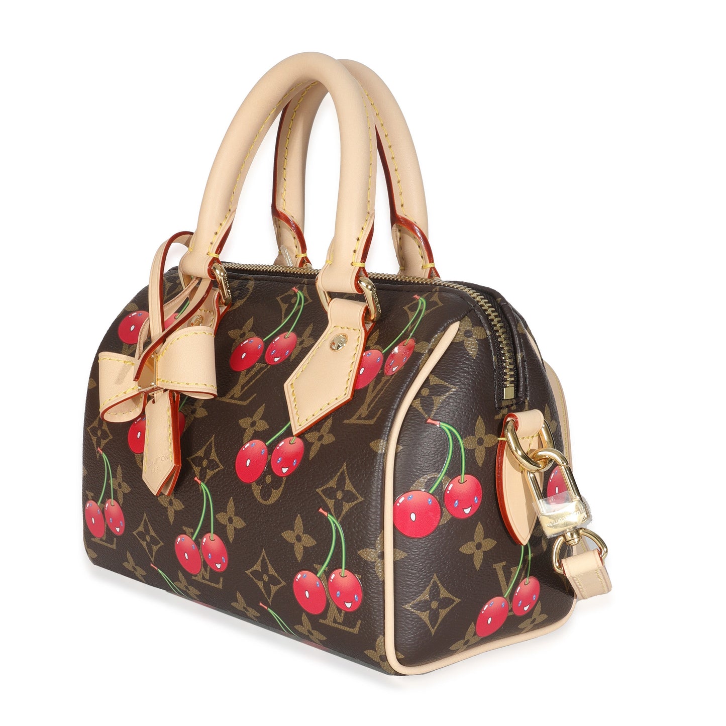 Louis Vuitton x TM Monogram Cerises Canvas Speedy Bandouliere 20