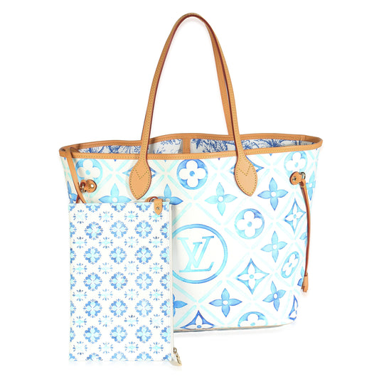 Louis Vuitton Lagoon Blue Monogram Canvas Tiles By The Pool 2.0 Neverfull MM