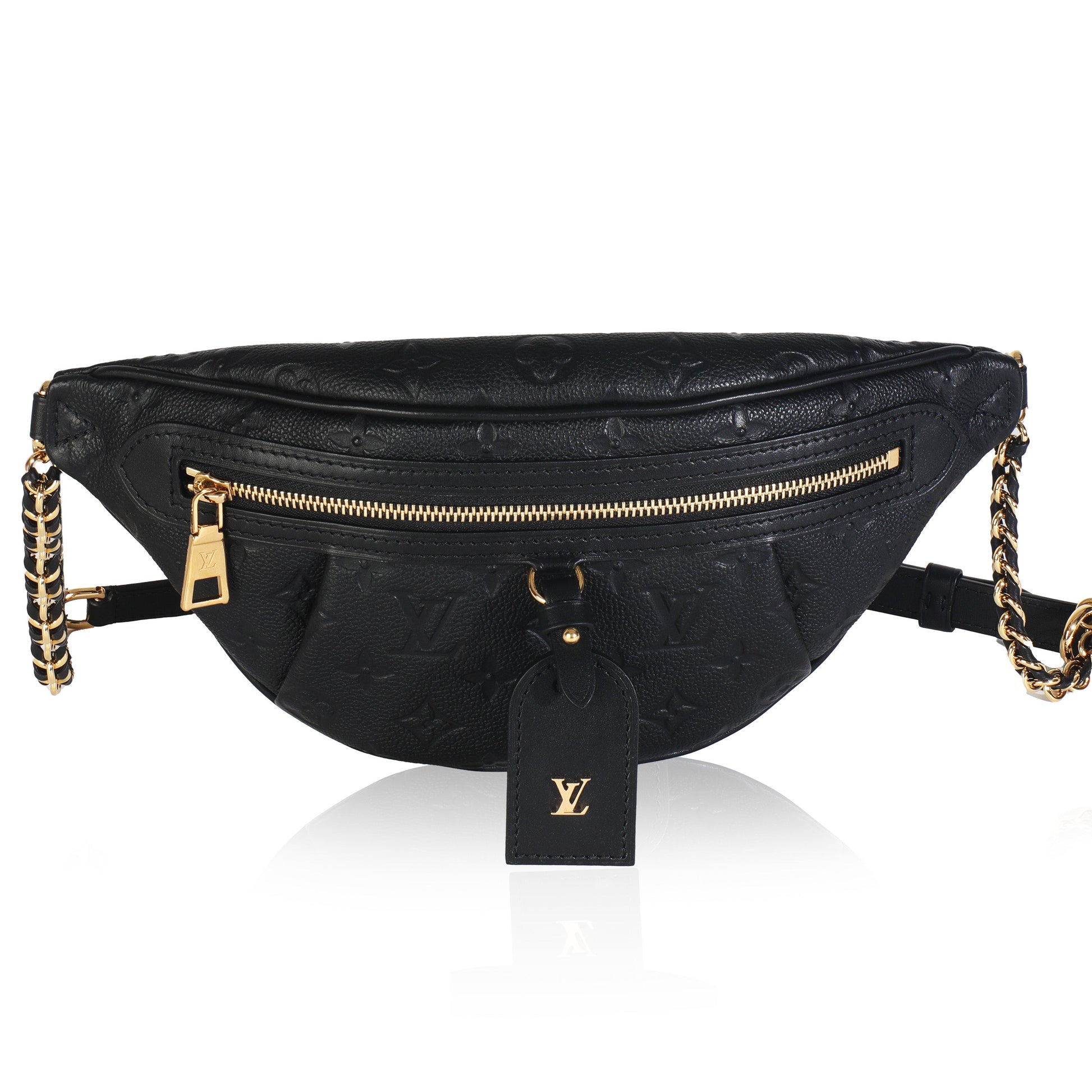 Louis Vuitton Black Monogram Empreinte High Rise Bumbag PM