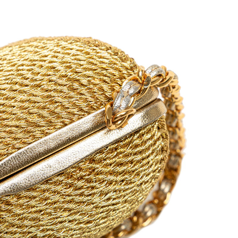 Chanel Coco Glitter Canvas Shoulder Bag