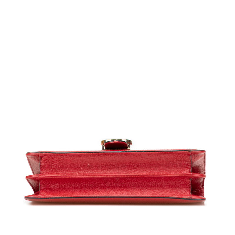 Gucci Interlocking G Leather Shoulder Bag
