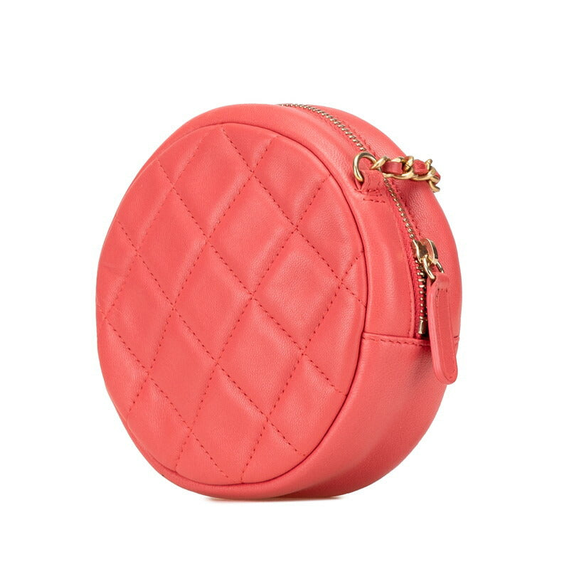 Chanel Coco Mark Matelasse Lambskin Shoulder Bag Classic Flap